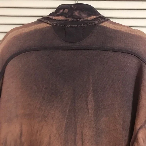 NWT Cotton Citizen Brooklyn Buttondown in Faded Pink/Blue Tie Dye, Size S - Picture 11 of 12